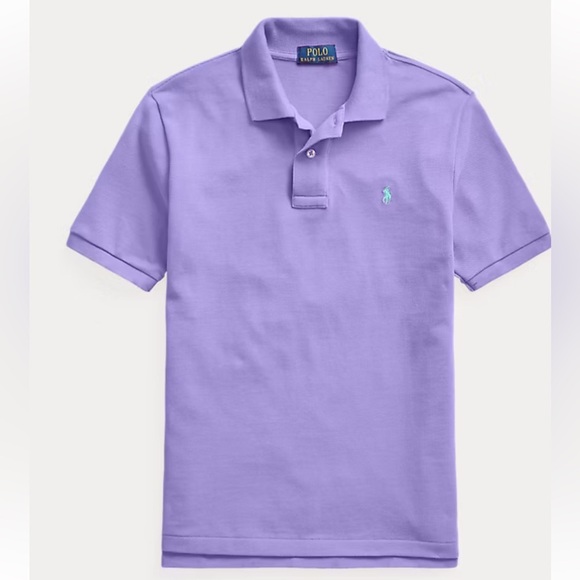 Ralph Lauren Men's Polo Shirt in Light Purple  XL - Picture 1 of 5